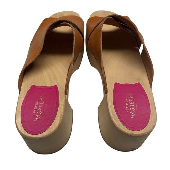 Swedish Hasbeens Anette Leather Sandals EU size 41/ US 11 - Picture 5 of 15